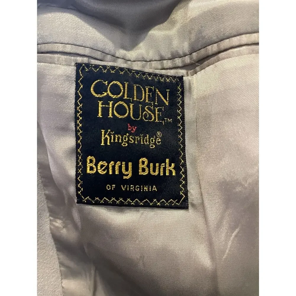 GOLDEN HOUSE Men’s Tan Suede Sport Coat Jacket 46